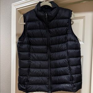 Eddie Bauer Black Puffer Vest